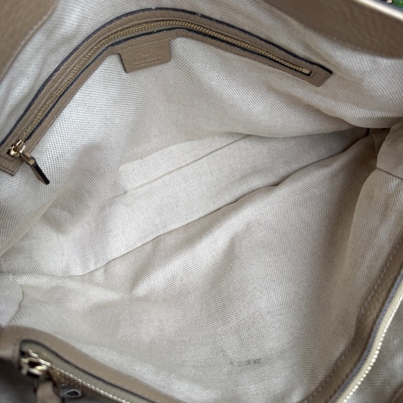 Gucci Soho Leather Convertible Shoulder Bag Tote - Picture 11 of 13